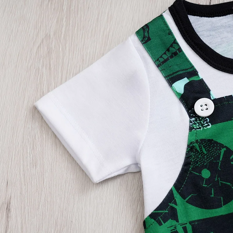 Детские Повседневные Боди С Красивыми Рукавами Принтом Желтые Летние