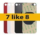 Большое отверстие для iPhone7 к iPhone8 задняя крышка батарейного отсека заднее стекло Корпус ремонт запасная часть для корпуса iphone 7