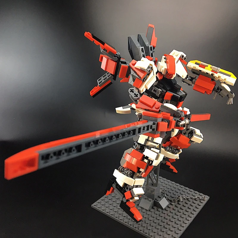 

Mecha Fighting Warfare Soldier Robots Model Moc Set Assembly Small Particle Building Blocks Educational Toys For Children Bricks
