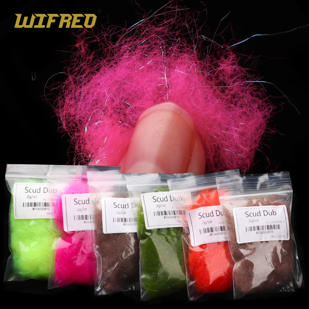 

3packs Scud Dub Flash Wing Thorax Dubbing Fiber Fly Tying Material For Nymph Body Shrimp Streamer Flies Trout Fishing Lure