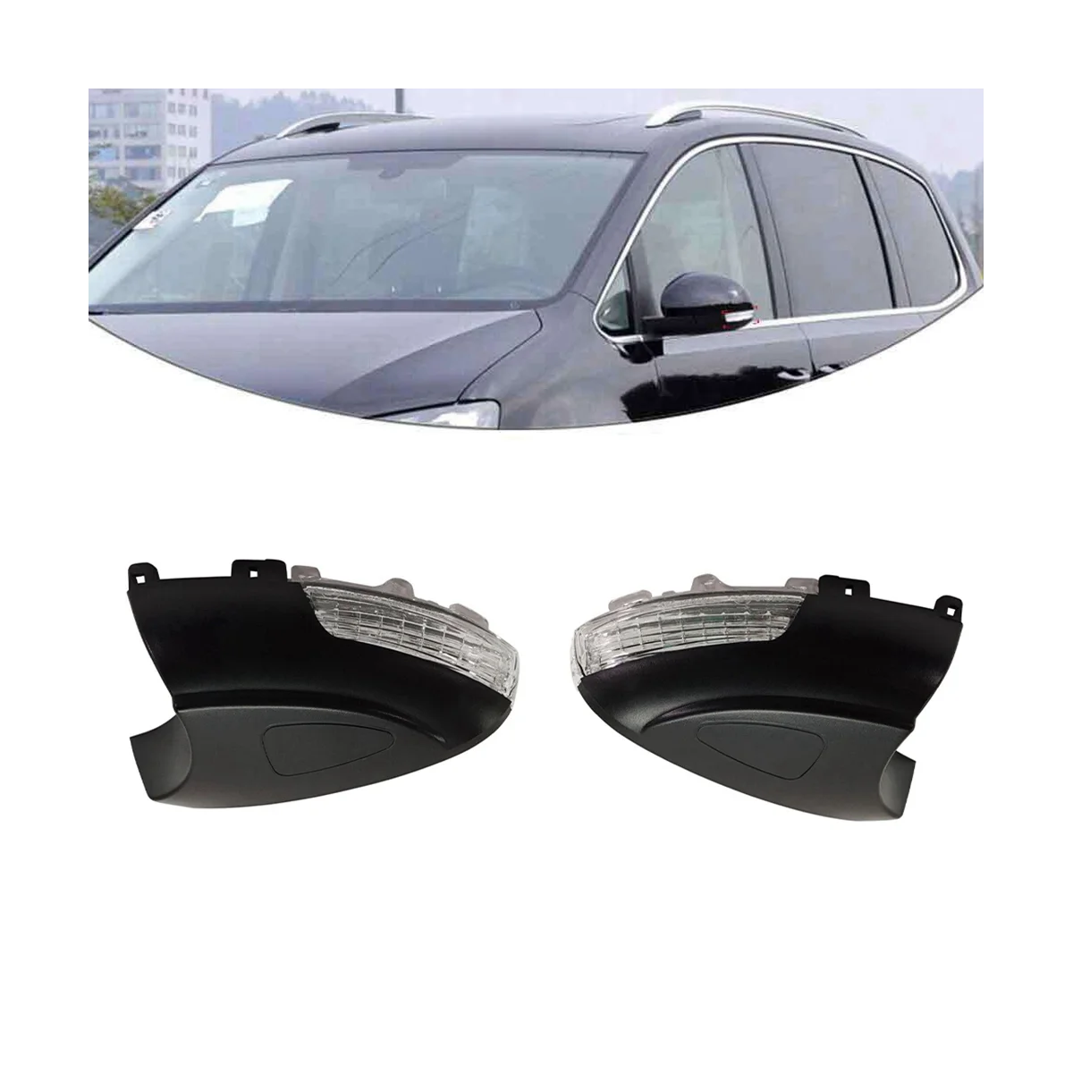 

Car LED Rearview Mirror Turn Signal Indicator Lamp for 5N MK1 2009-2016 5N0949101C 5N0949102C