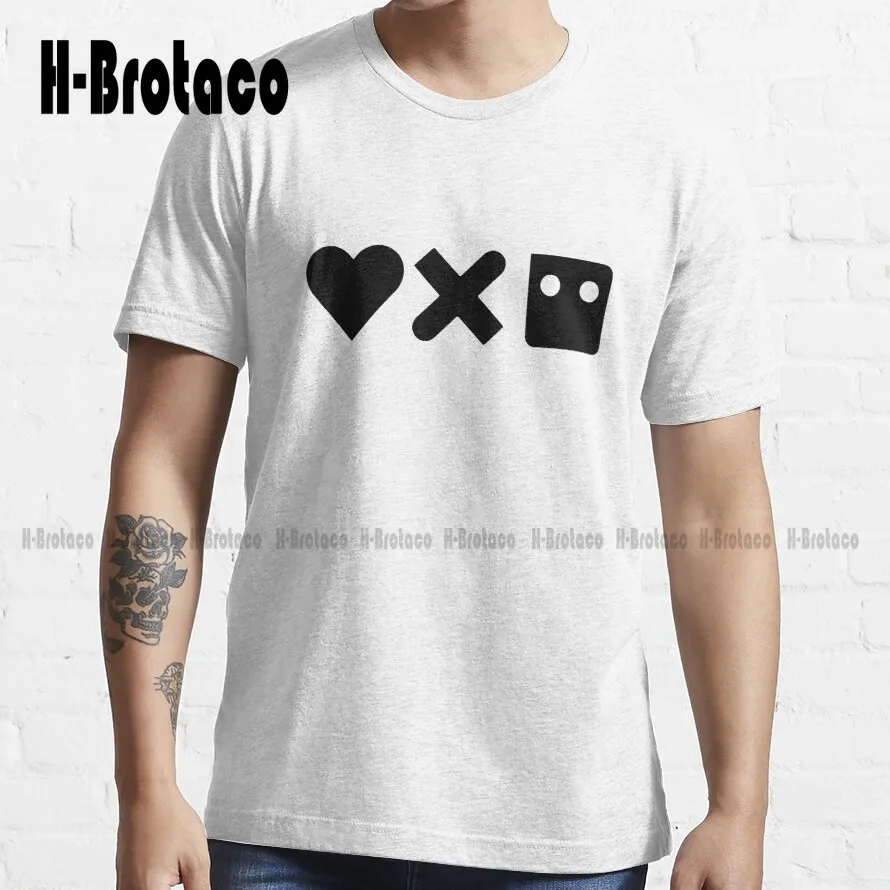 

Футболка с надписью Love Death And Robot, трендовая рубашка для мужчин, хлопковая уличная простая винтажная Повседневная футболка, классический под...