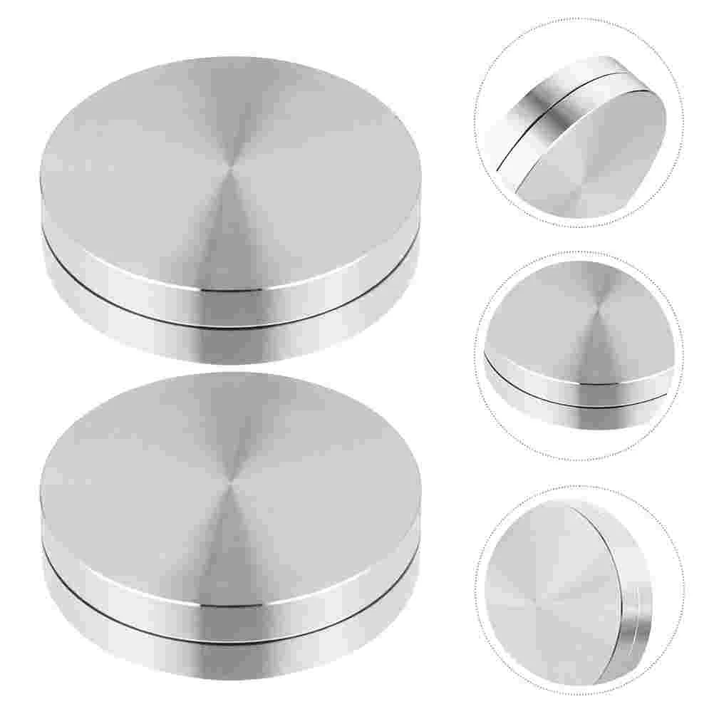

Turntable Bearing Table Base Cake Glass Rotating Aluminumstand Spacers Round Swivel Pad Bumpers Axle Bearings Tray Metal