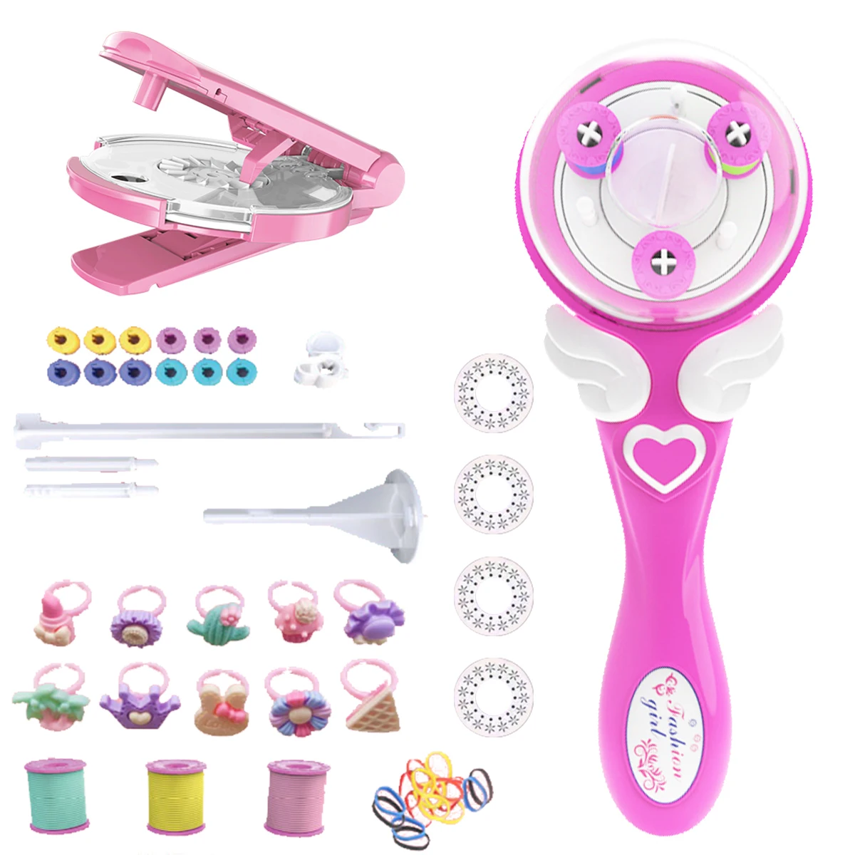 

Girl Automatic Hair 360° Braider Electric DIY Hair Weave Machine Twist Braider Machine Weave Roller Pretend Kids Girls Toys