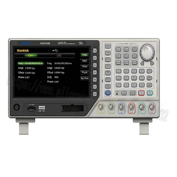 

Hantek HDG2012B Digital Signal Generator DMM Function Signal Arbitrary Waveform 10MHz 2 Channels 250MSa/s 64M High Precision
