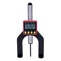 digital depth gauge lcd height gauges calipers with magnetic feet for router tables woodworking measuring tools 0 80mm