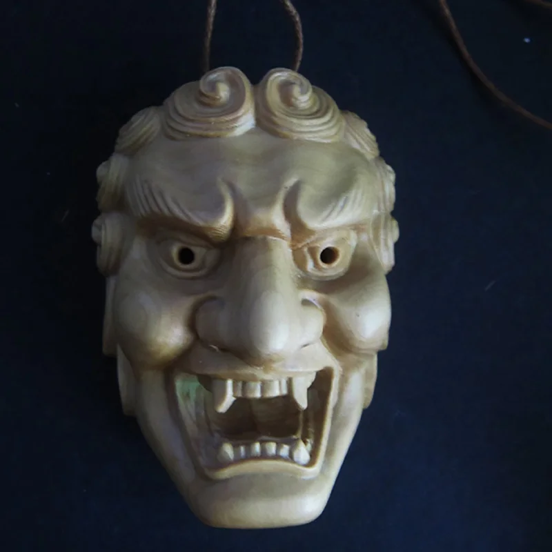 Потрясающая ручная резная фотомаска QH003-6*3*4 5 см: Fudo Mask