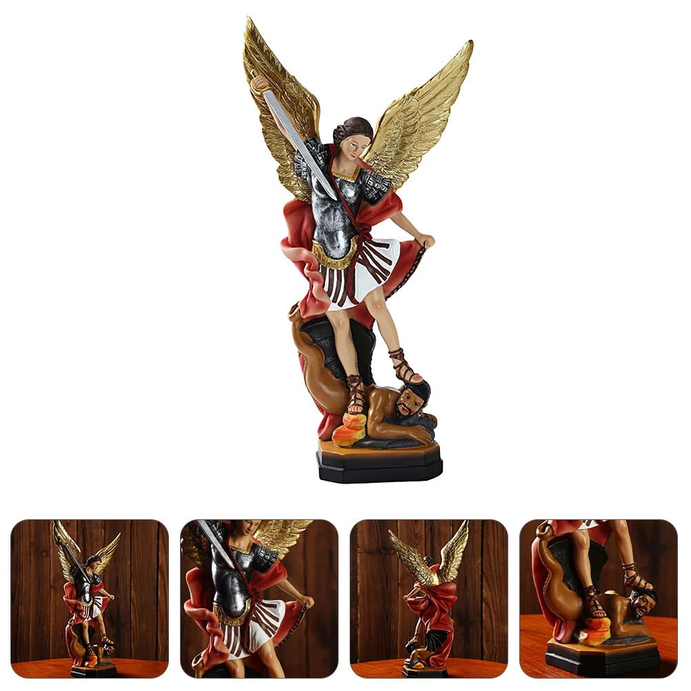 

Figurine Catholic Statue Christmas Religious Catholicism Figurines Church Decoration Gifts Resin Michael Archangel Holy Statues