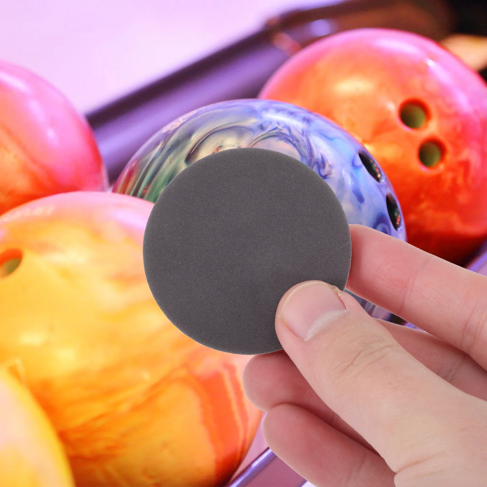 Bowling Ball Polishing Pad Sponge Professional Pads Reusable Portable Convenient Cleaning Cleaner Practical