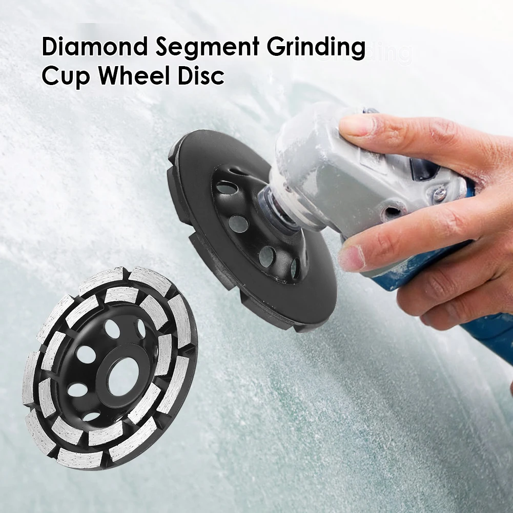 

Diamond Segment Grinding Cup Wheel Disc 115/125/180mm Double Row Stone Brick Tile Grinder Concrete Granite Stone Ceramics Tools