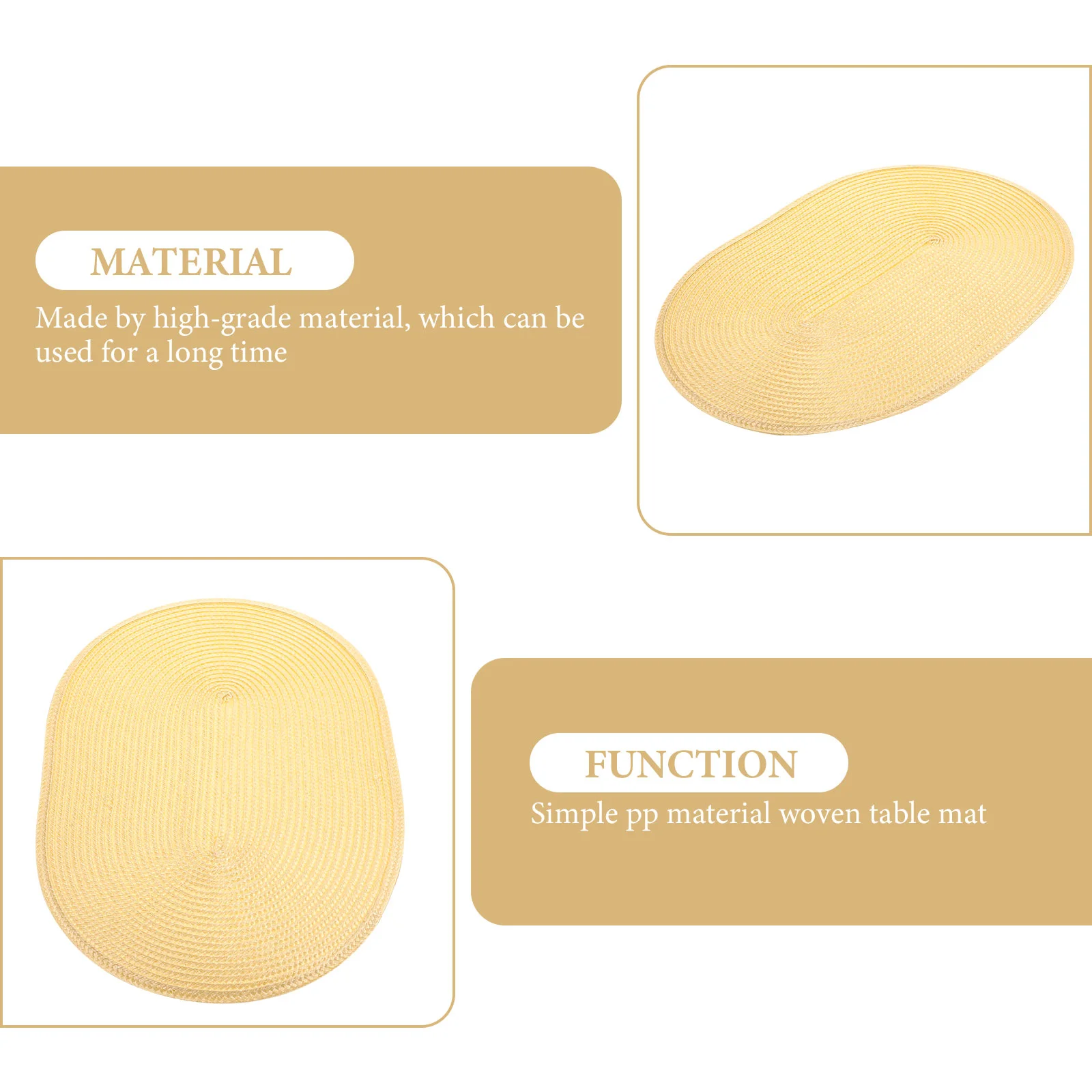 

Placemats Table Mats Hot Woven Mat Braided Dish Dining Coasters Holder Pan Dinner Farmhouse Non Pot Heat Resistant Placemat