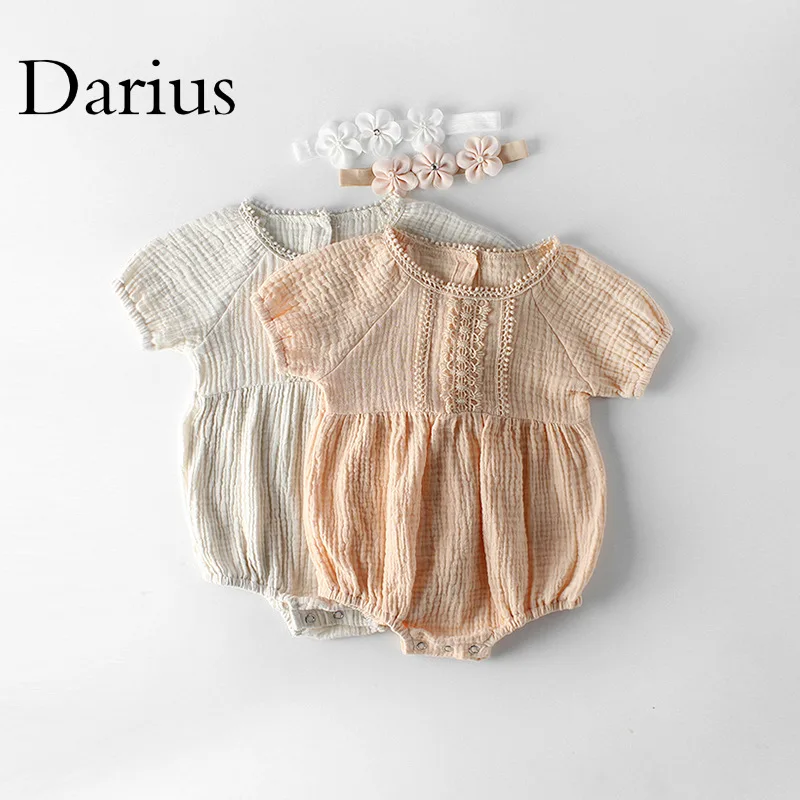 

Muslin Baby Girls Romper