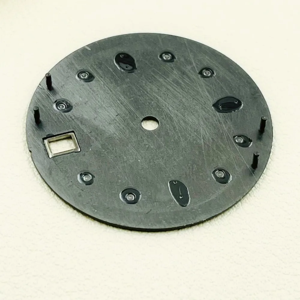 New modified NH35 dial water ghost diving watch NH36 mechanical movement watch disc watch accessories diameter 28.5mm