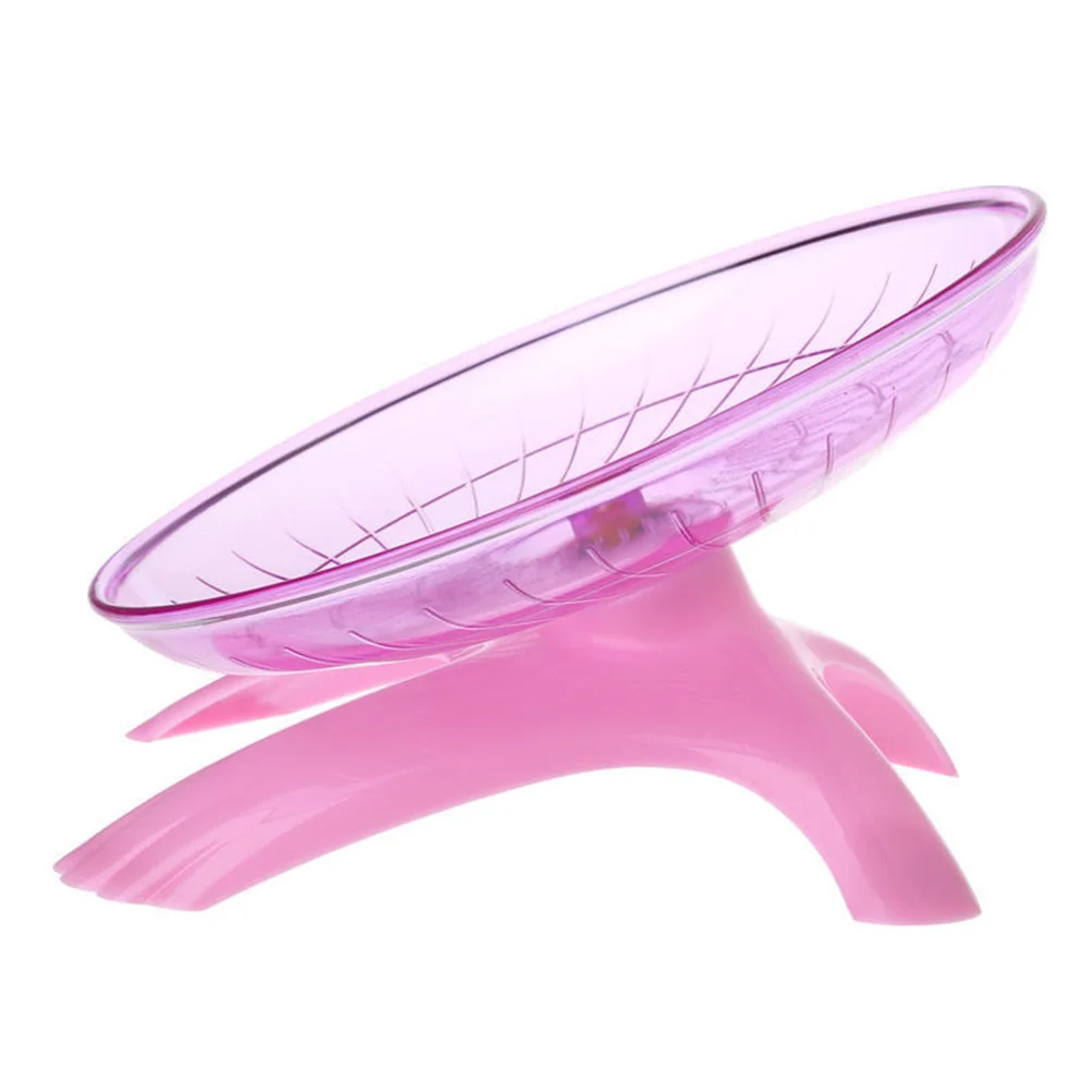

Wheel Hamster Saucer Flying Pet Non Run Disc Exercisehedgehog Running Jogging