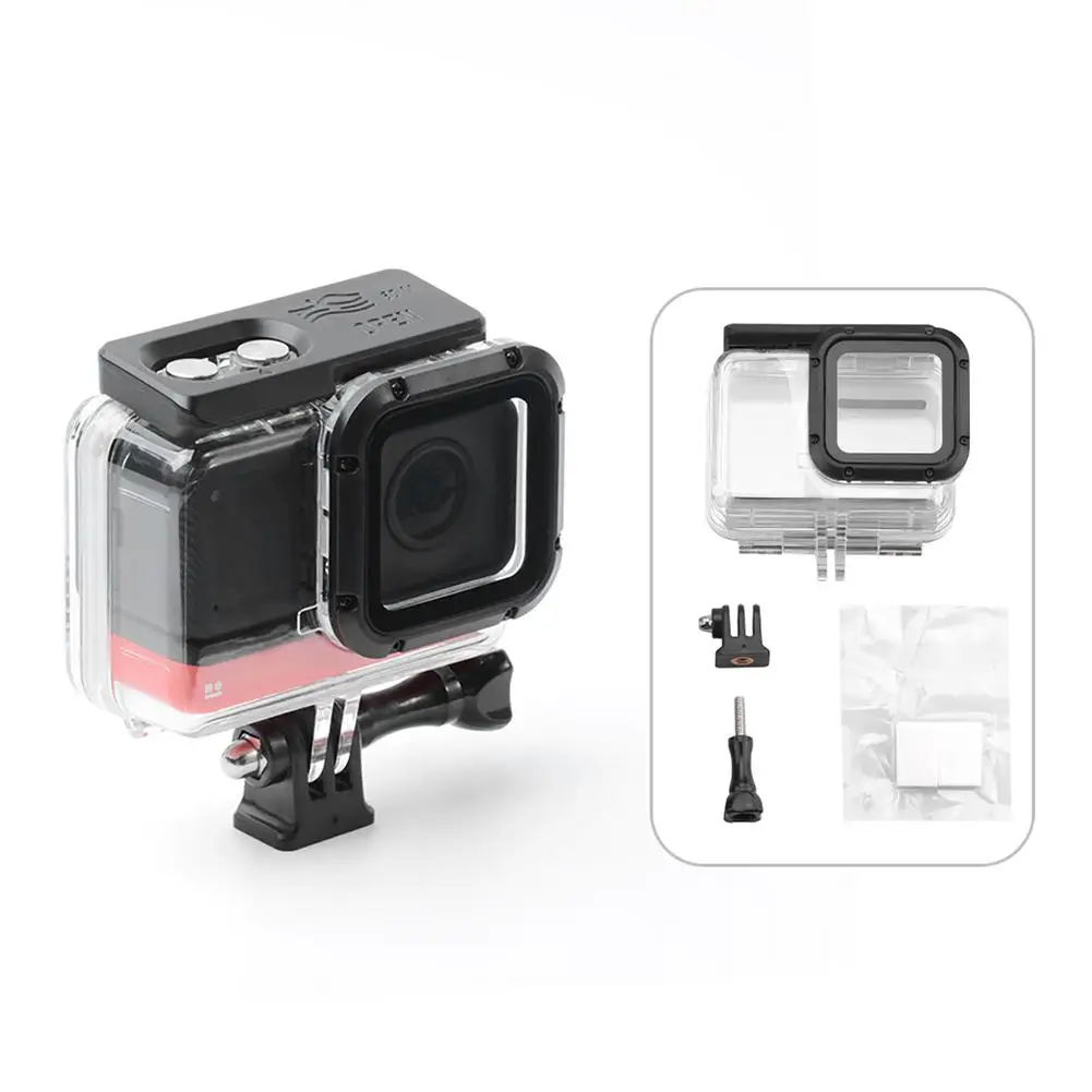 

Водонепроницаемый чехол для спортивной экшн-камеры пылезащитный чехол для дайвинга совместимый с Insta360 One Rs 4k монтажные аксессуары