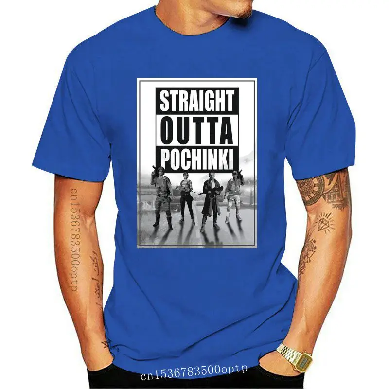 

Man Clothing New Straight Outta Pochinki Player Battle Ground PUBG T-shirt Cartoon T Shirt Men Unisex Fashion Tshirt Free Ship