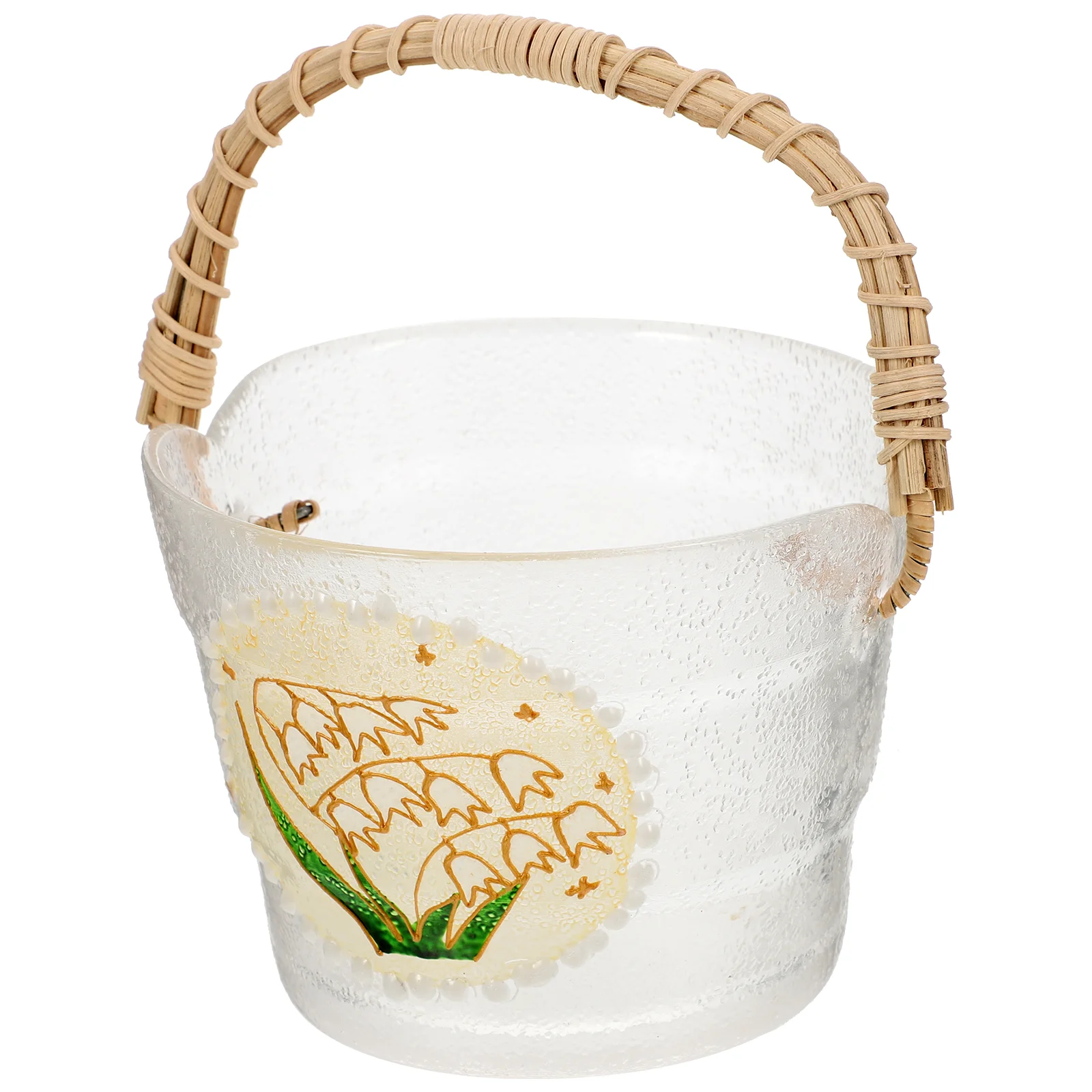 

Bucket Ice Tub Fruit Cooler Beverage Beer Basket Holder Cube Chiller Champagne Snack Flower Drink Bottle Rustic Galvanized Vase