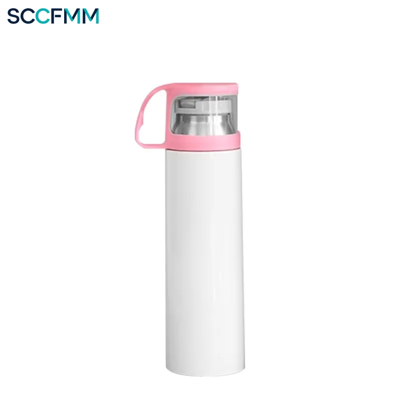 Фото SCCFMM Набор из 3-х термобутылок для сублимации, 350 мл/500 мл, из нержавеющей стали, для прямого питья, пустые спортивные бутылки №4
