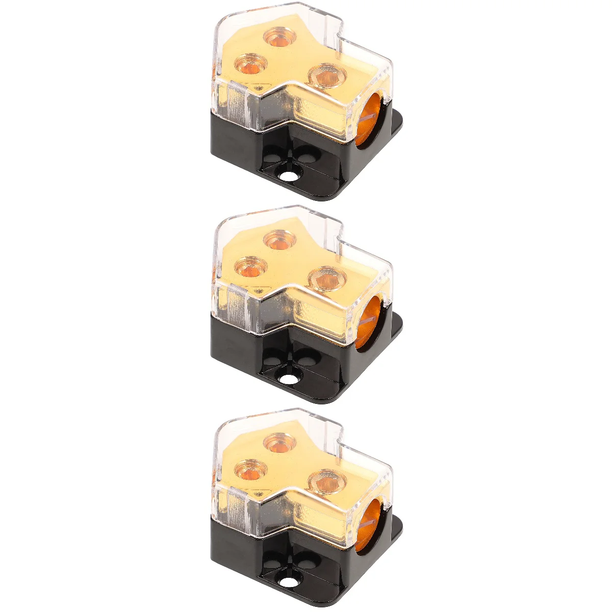 

3 Pack One Point Two Junction Box Distribution Block Car Audio Distribution Car Audio Power 12v
