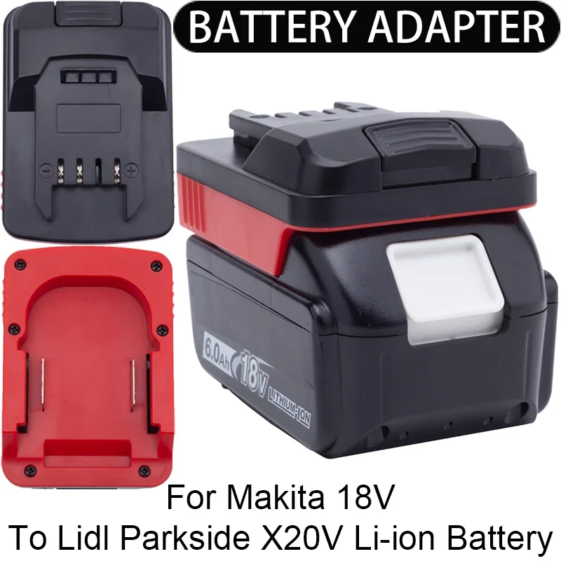NEW Battery Adapter/Converter for Lidl Parkside X20V Li-ion tools to Makita 18V battery adapter power tool accessories