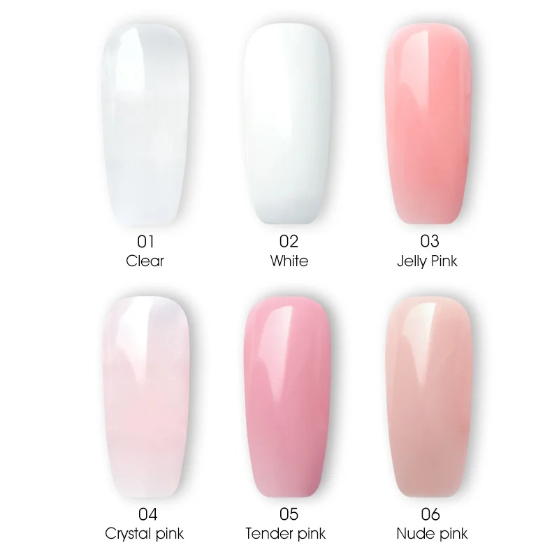 Venalisa poly nail gel 45g nail design builder nail gel acrylic transparent crystal coumuflage nail extend jelly gel polish enlarge