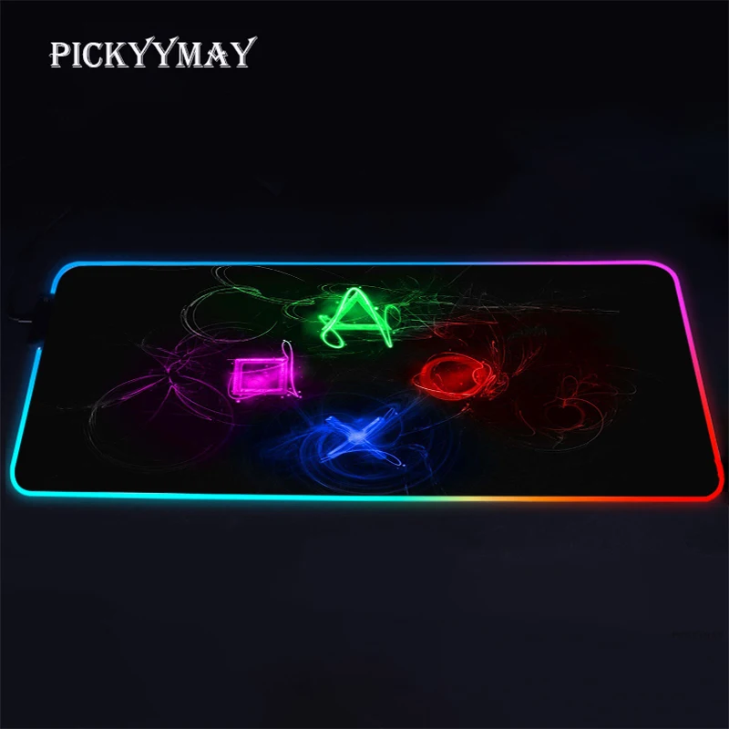 Игровой коврик для мыши Logitech с RGB подсветкой компьютерной 900x400 размер XXL