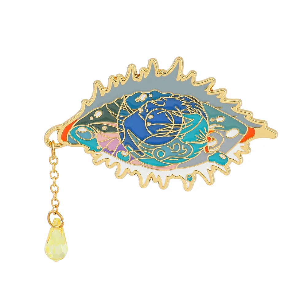 

Gojo Satoru Cool Eye Lapel Pins Japanese Enamel Pin Badges on Backpack Metal Anime Fashion Jewelry Accessories Gifts Collection