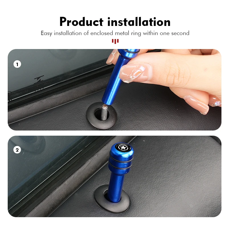 2/4 шт. алюминиевые замки для Jeep Patriot Renegade Wrangler JK JL Liberty Trailhawk