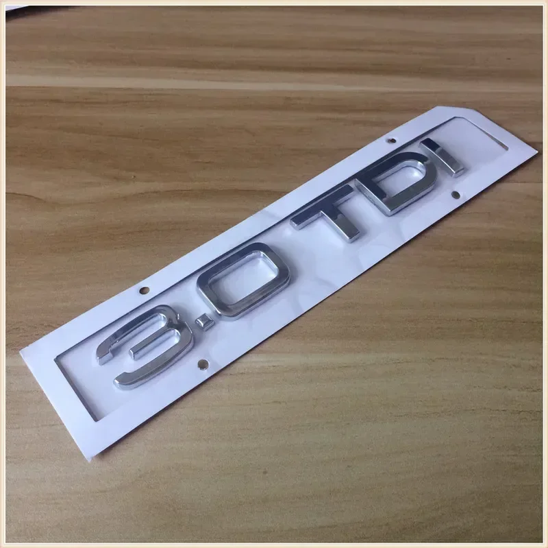 

1 шт. лучший автомобильный Стайлинг 3D ABS хром 2.0TDI 3.0TDI багажник Задняя загрузка надпись значок эмблема наклейка для AUDI A4 S4 A5 S5 A6 C6 A7