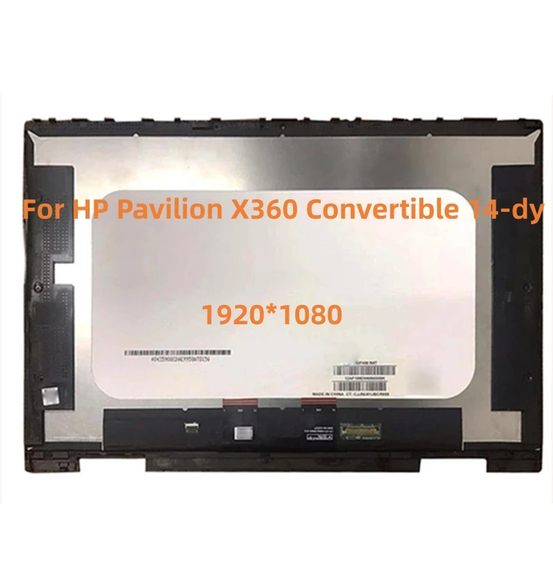 

14" LCD Touch Screen For HP Pavilion X360 Convertible 14-dy 14-dy0007 14-dy0018TU TPN-W148 14m-by Digitizer Assembly FHD Display