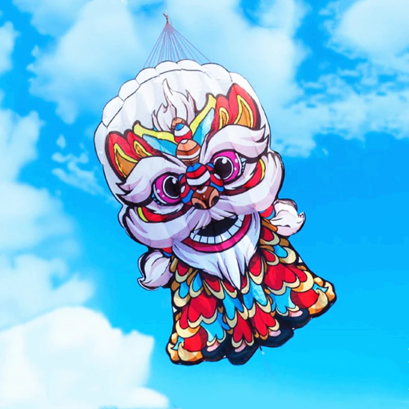 Бесплатная доставка лев воздушный змей мягкий для взрослых воздушные змеи линия