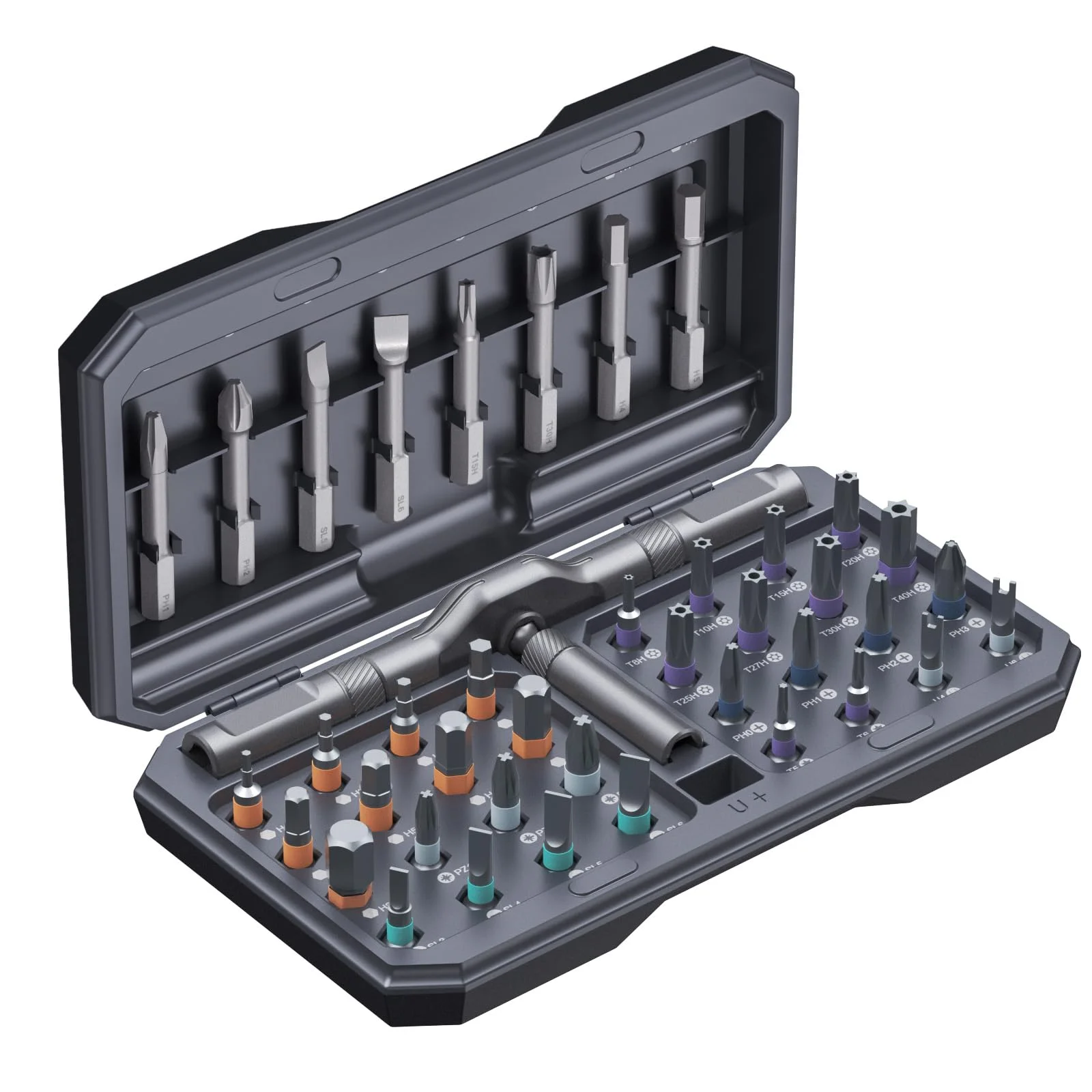 

Набор магнитных отверток с трещоточным ключом