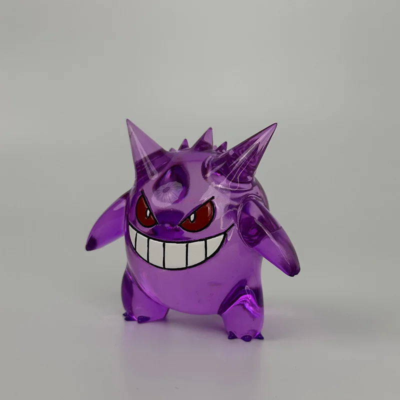 

Pokemon Figure Gengar Anime Figures Transparent Kawaii Gengar 8cm Figurine PVC Statue Model Doll Ornament Decora Doll Toy Gift