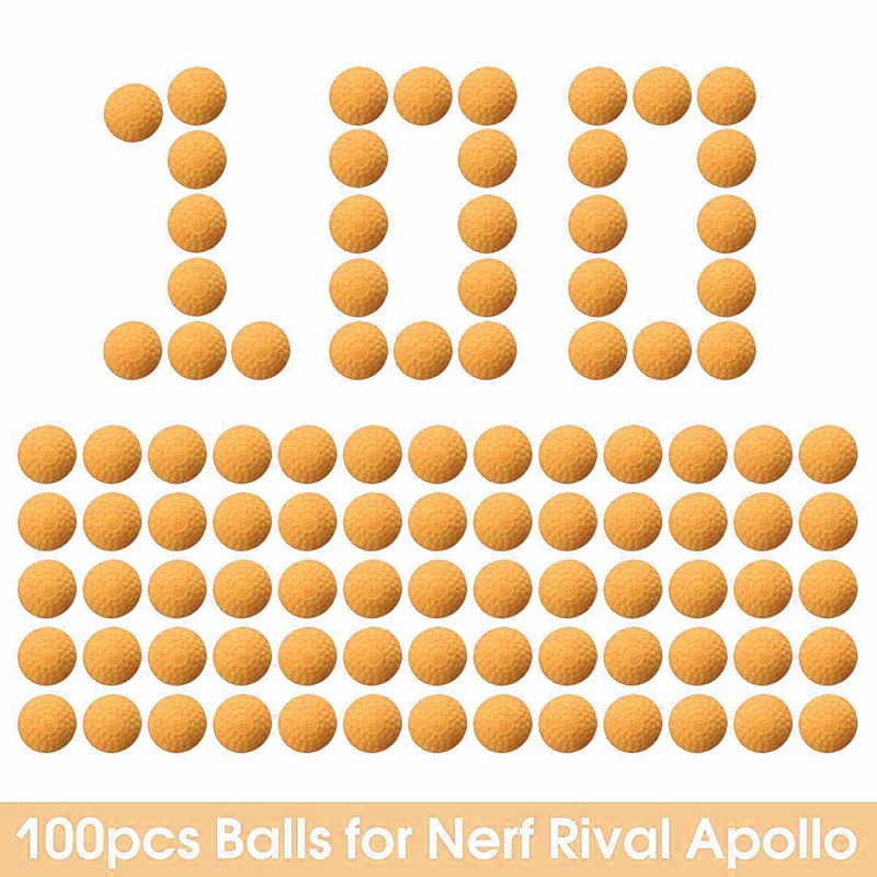 

100/200 Rounds for Nerf Rival Refill Rival Darts Toy Gun Bullets for Rival Nerf Toy Gun Ball Dart for Nerf Rival Apollo Zeus Gun