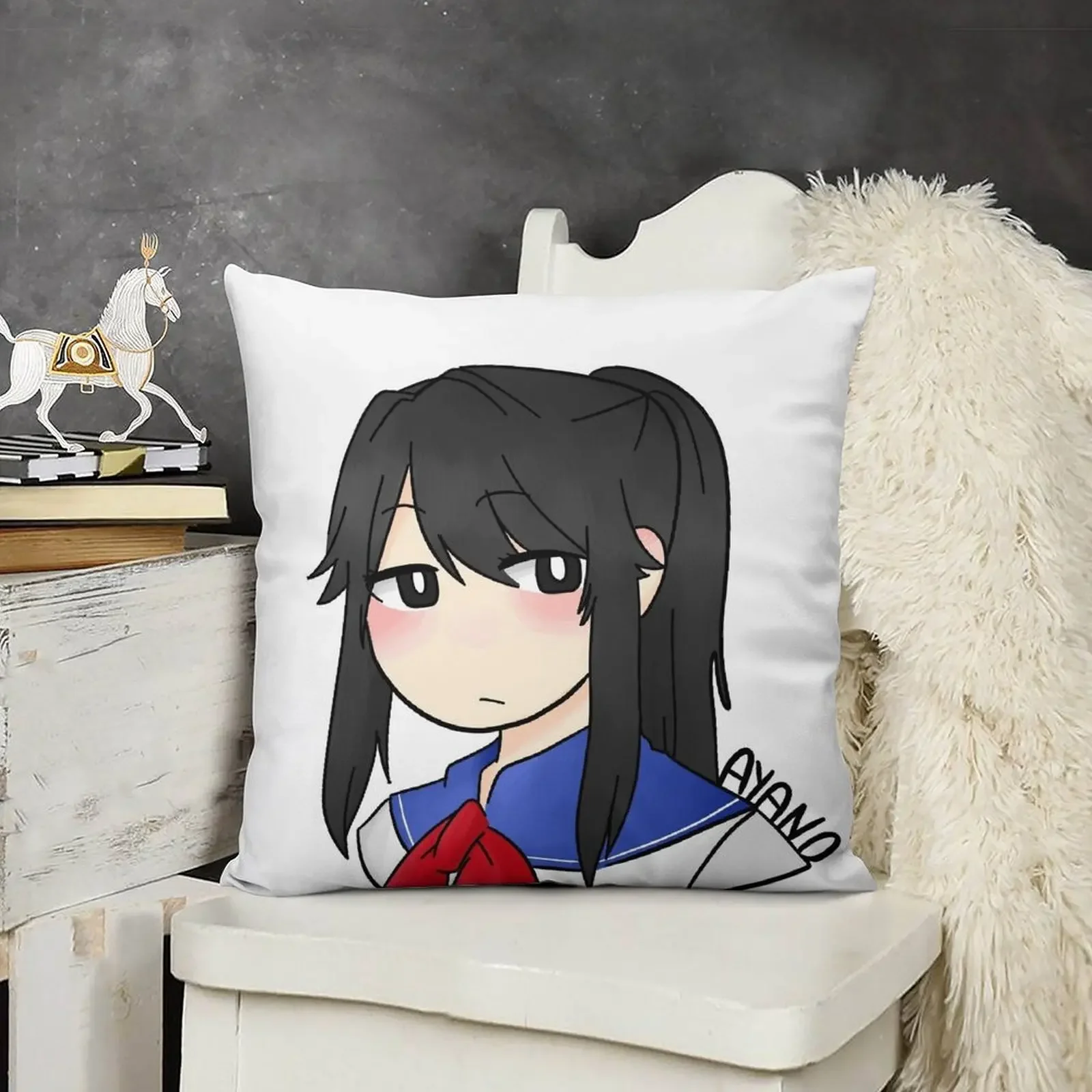 Симулятор Ayano Aishi of Yandere декоративная подушка наволочки для подушек в стиле аниме