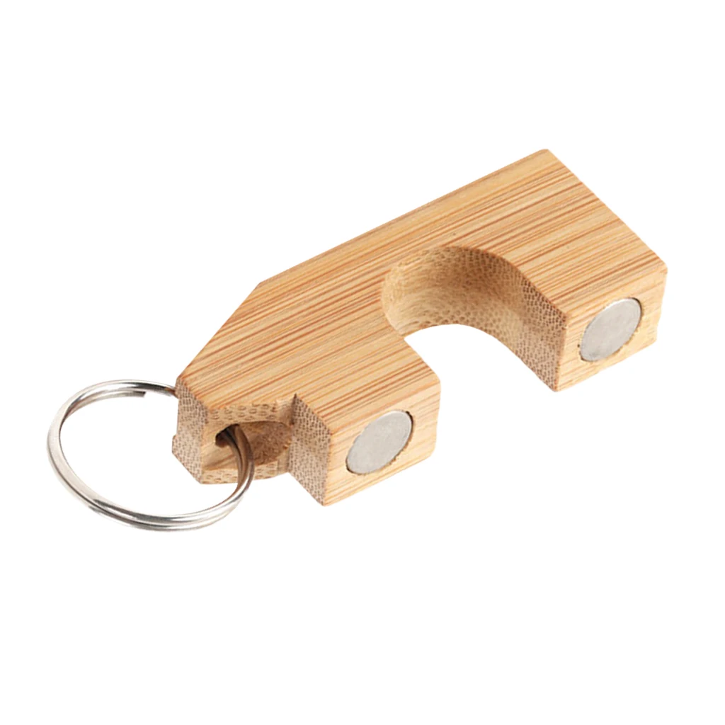 Деревянная стойка MagiDeal для ловли нахлыстом держатель магнитной удочки система