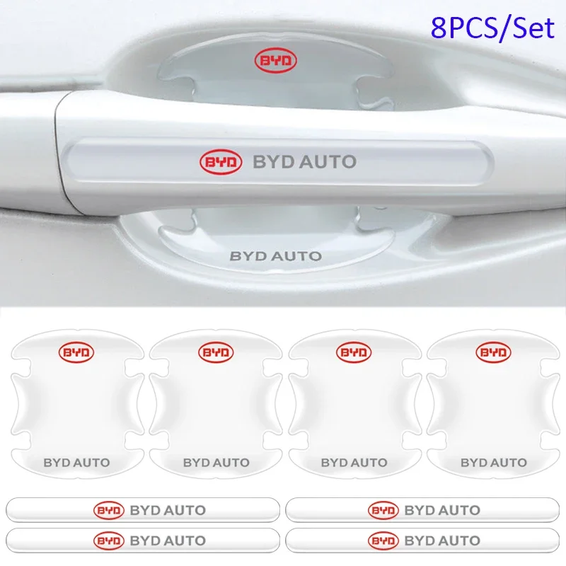 Защитная наклейка на чашу дверной ручки автомобиля для BYD F3 G6 S6 Song Yuan Qin Tang Surui L3 F6 S8