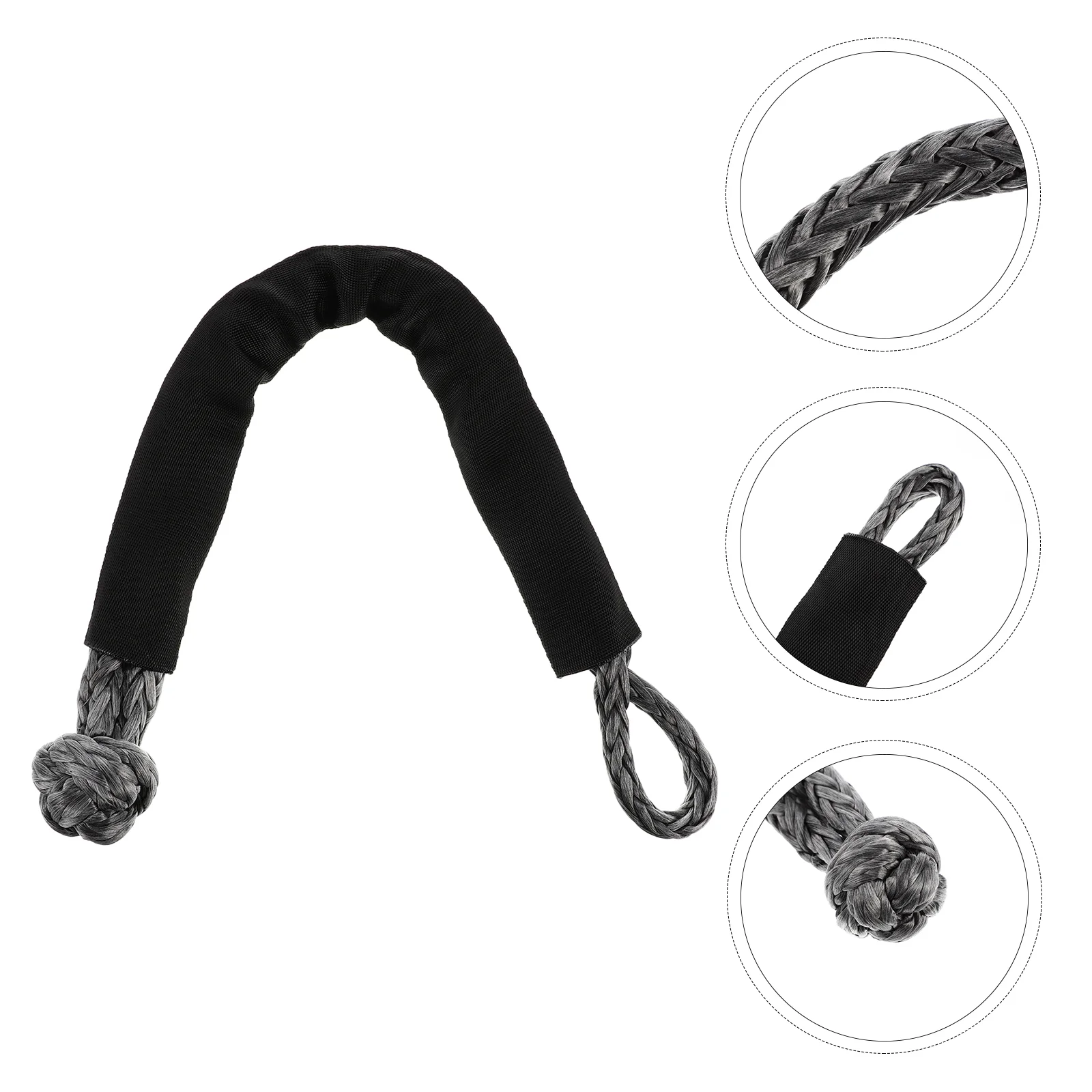 

Strap Towing Tow Shackle Winch Rope Car Truck Synthetic Jaw Recovery Flexible Accessories Duty Heavy Shacklesdowns Tie Strength