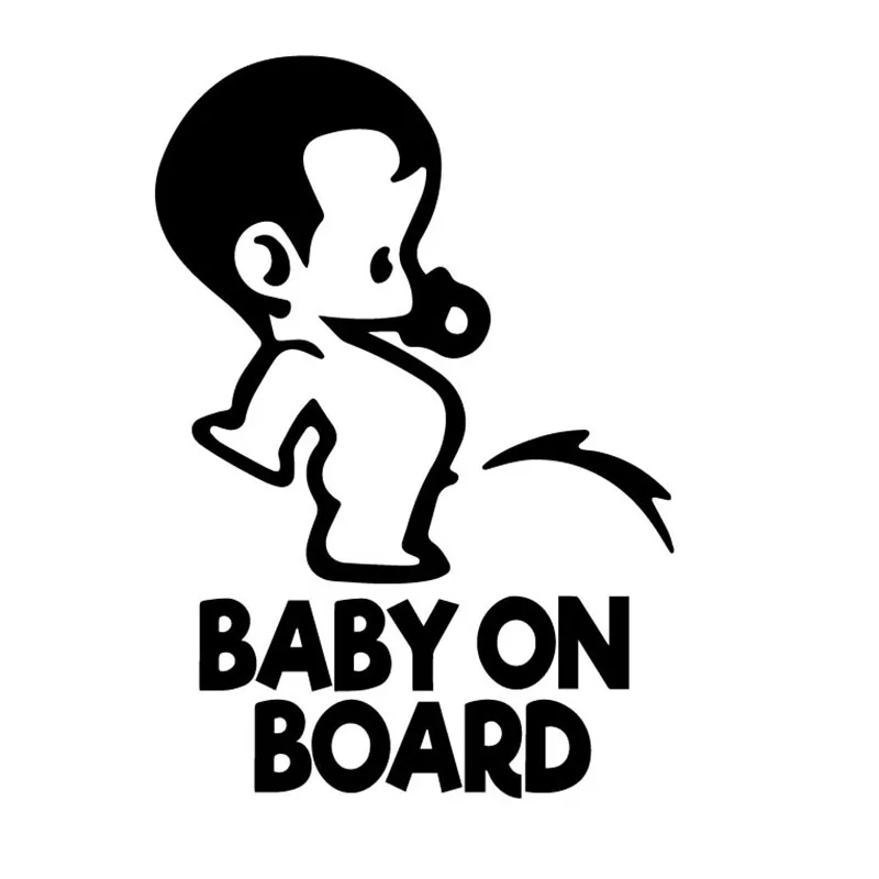 

Car Sticker Funny Cartoon Baby On Board Popular PVC New Design Fashion Cool Style Waterproof Auto Accessories Decal Decor