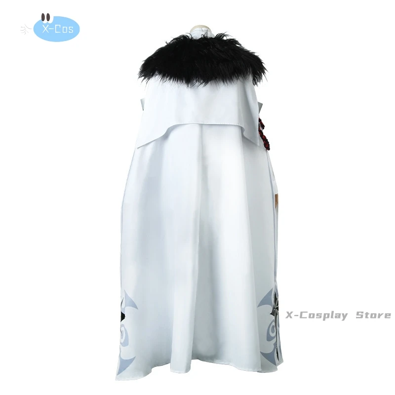 Genshin Impact Tartaglia Косплей Костюм Униформа Парик Аниме Костюмы на Хэллоуин Игра Fatui