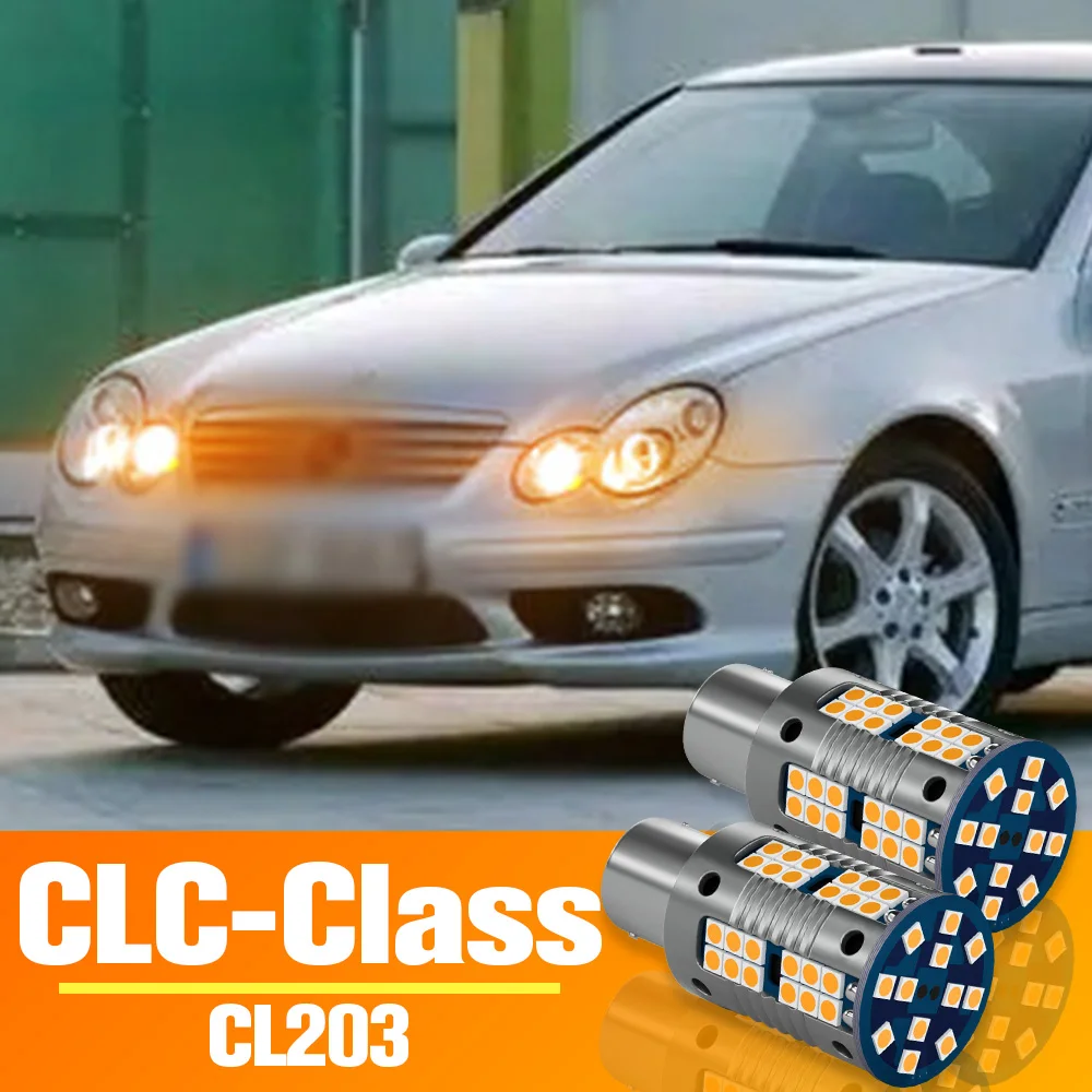 

2pcs LED Turn Signal Light Turning Bulb Accessories For Mercedes Benz CLC Class CL203 2008 2009 2010 2011