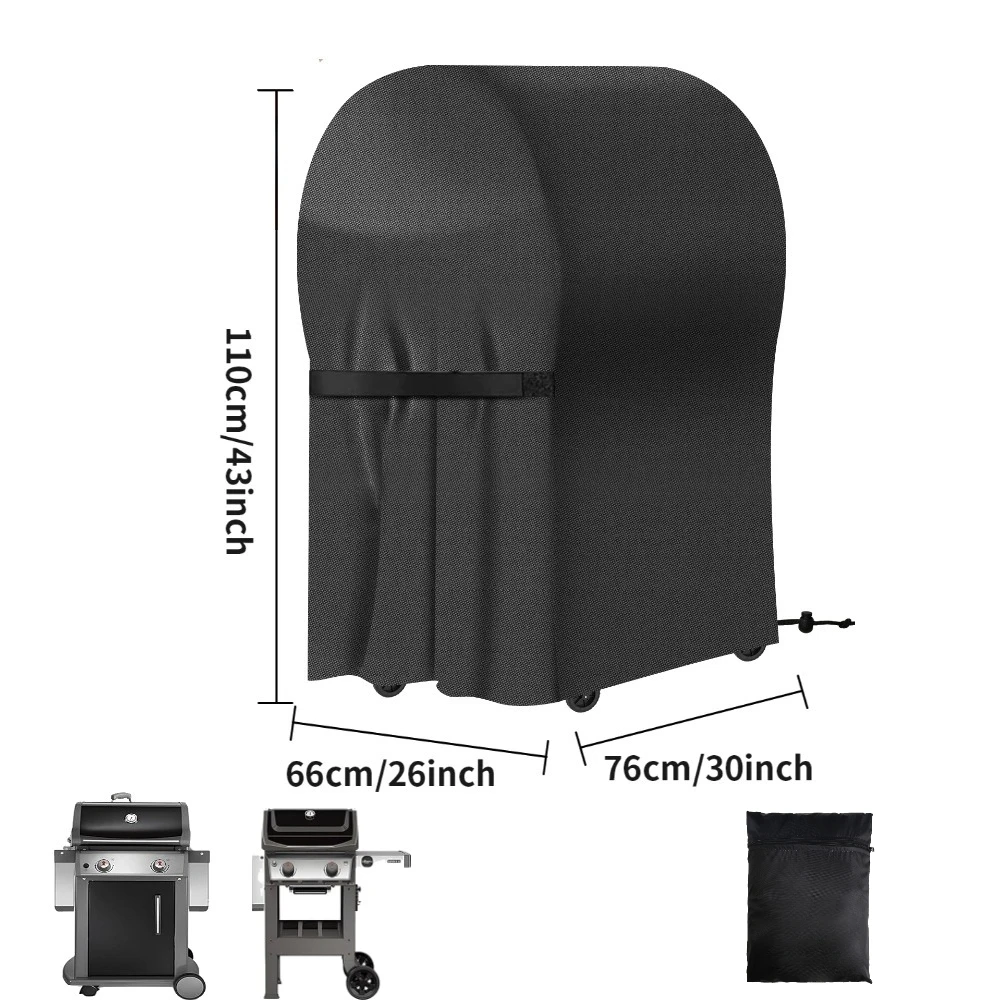 

Черный водонепроницаемый чехол для гриля