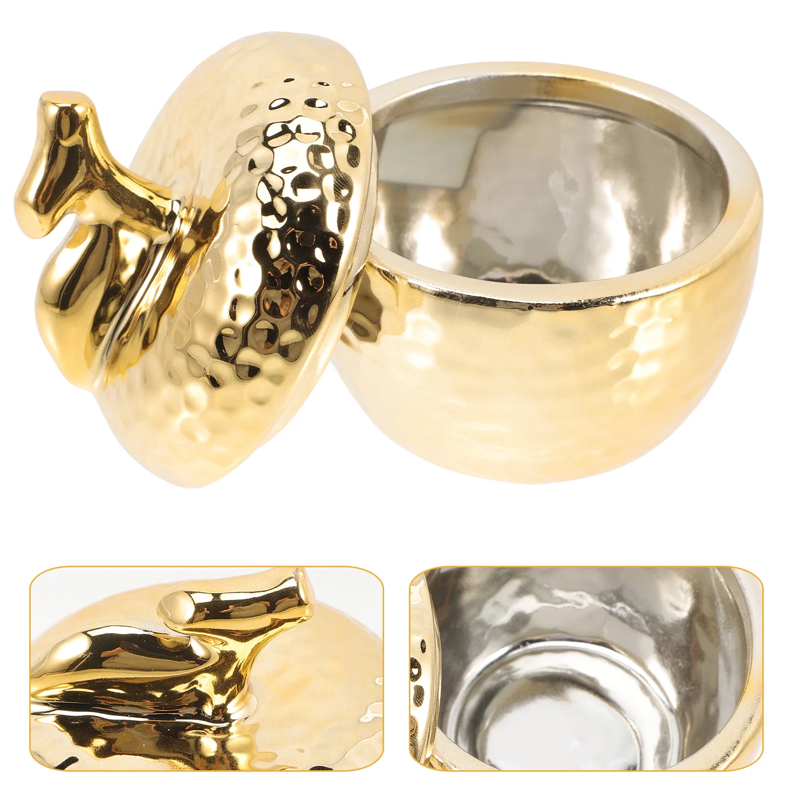

Candy Jar Mini Tea Organizer Apple-shaped Tea Holder Decor