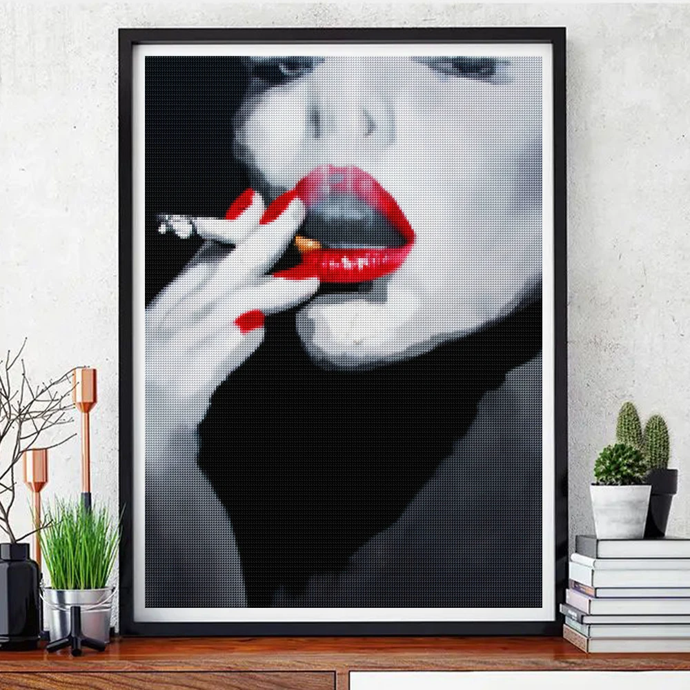 5D алмазная живопись полная картина художественный портрет вышивка DIY Стразы