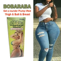 bobaraba multivitamin butt and hips thigh breast enlargement syrup healthy appetite weight gain lift firm large butt plump200ml