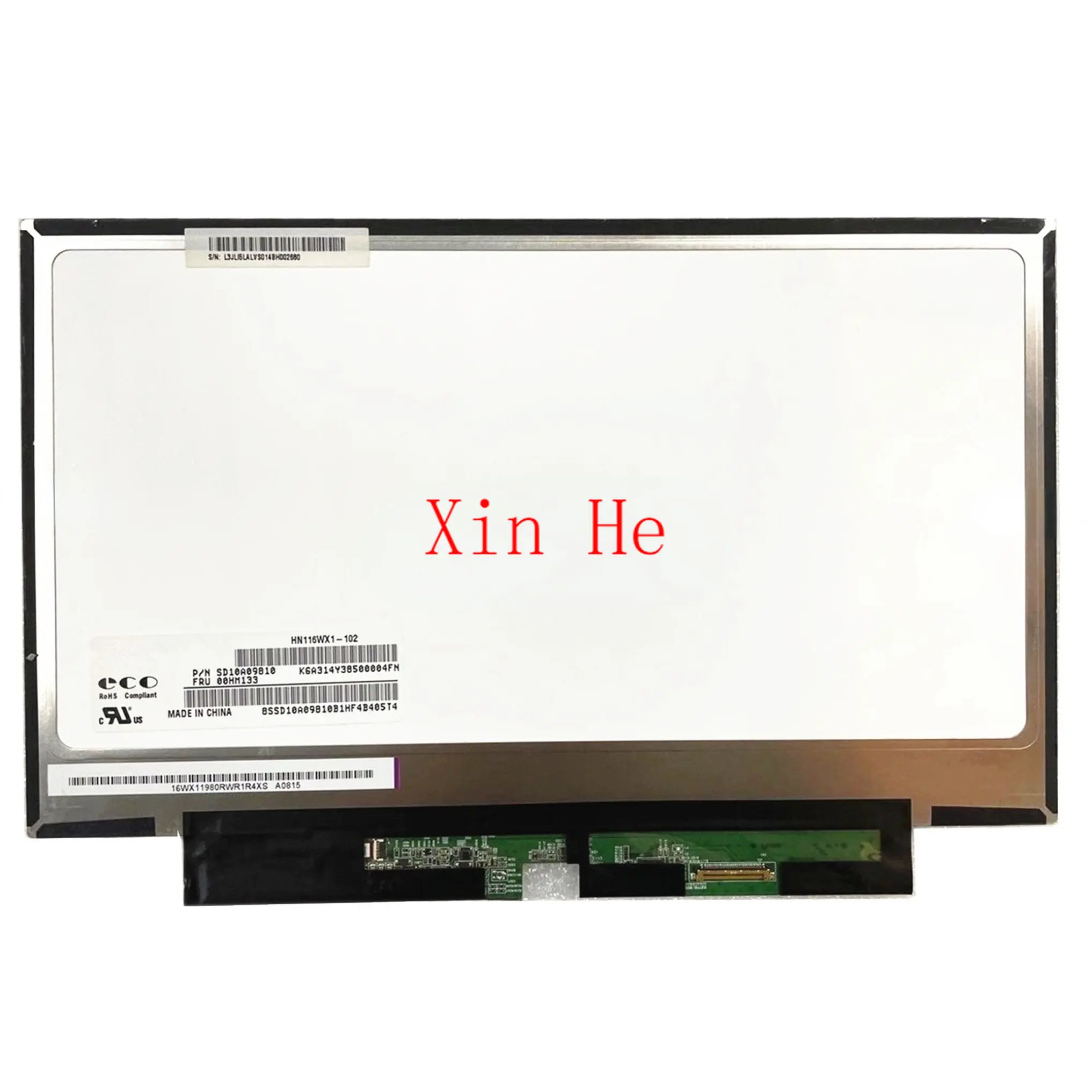 

HN116WX1-102 fit LP116WH6-SPA1 11.6'' Laptop LCD Screen Panel 1366*768 EDP 30 PIN