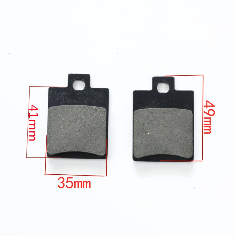 

Стальные задние тормозные колодки для питбайка, квадроцикла, скутера