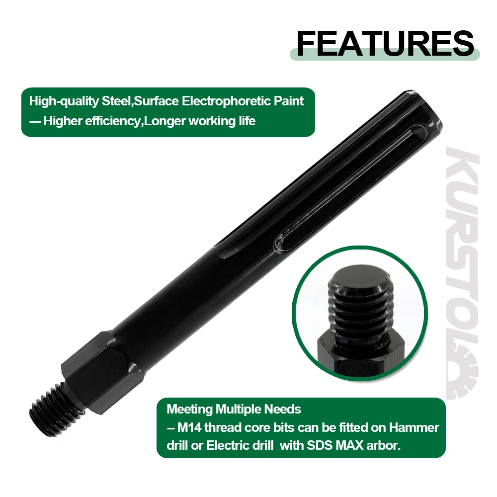 Алмазное буровое долото переходник для бурового долота M14/M16/5 8-11 резьба до SDS MAX