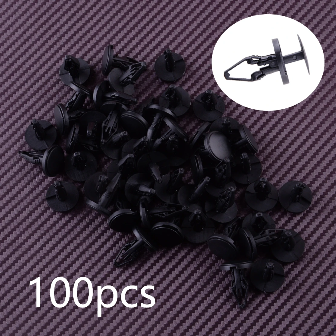 

100Pcs Bumper Push Type Fender Liner Clip Cowl Vent Retainer Push In Fastener Pin Fit For Ford Pontiac Buick Chevrolet 6508863AA