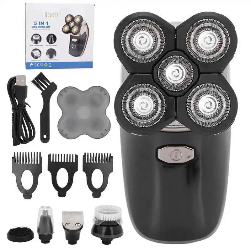 

Bald Head Shaver Multi Functional Razor USB Charging for Home Travel